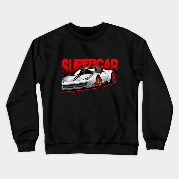 Ferrari 458 LB works Crewneck Sweatshirt by aredie19